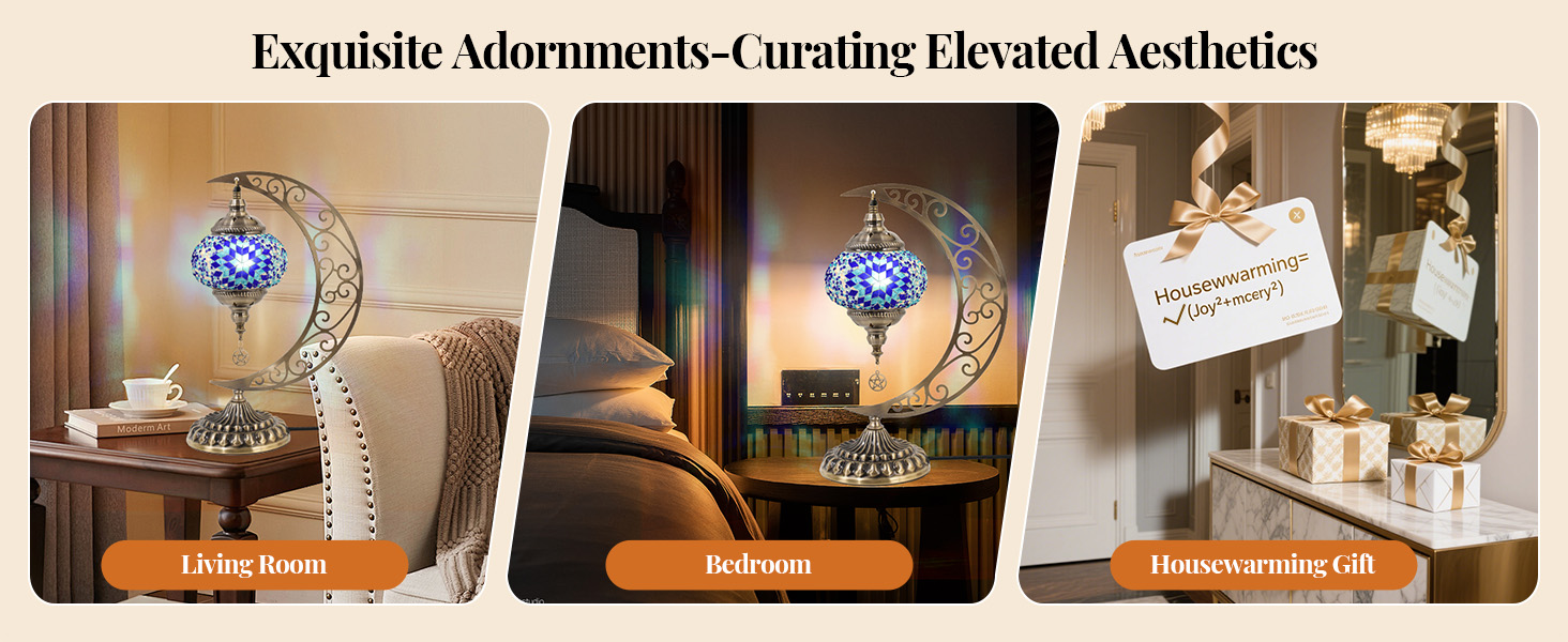DIY Handmade handCrfat Antique Moroccan Stained Glass Turkish Mosaic table Lamp Kit for Adults