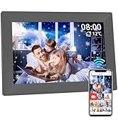 Frameo Digital Frame WiFi Smart Digital Picture Frames 10.1Inch 1280 * 800 HD IPS Touch Screen wi...