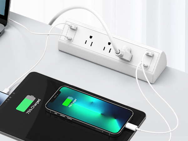 Jgstkcity Desk Clamp Power Strip USB C