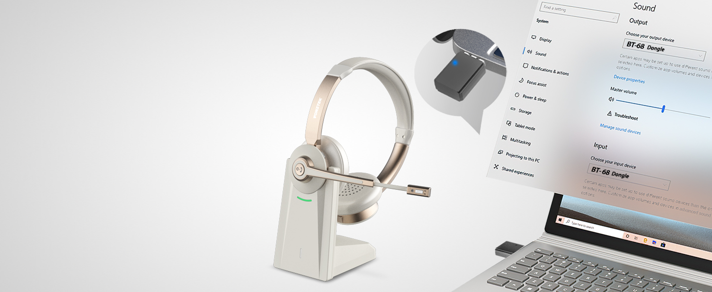 Bluetooth Headset with Microphone
