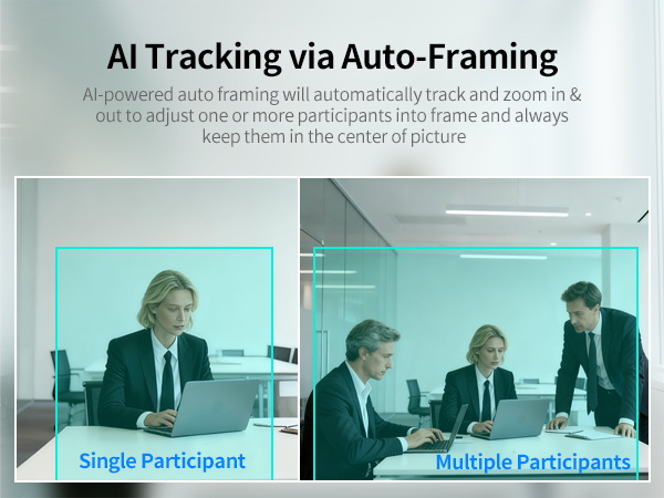 ai auto framing webcam