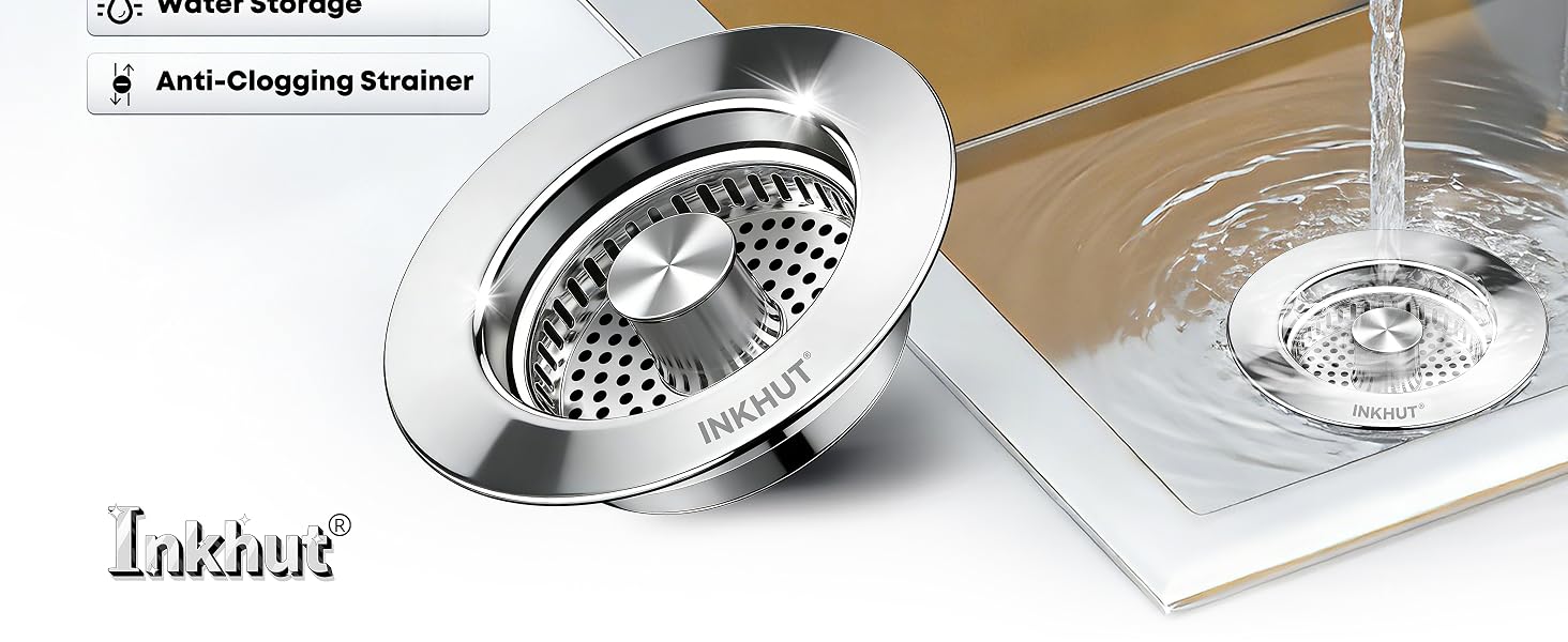 3 in 1 kitchen sink drain strainer