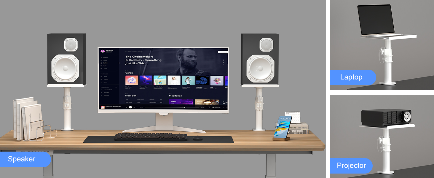 desktop speaker stand