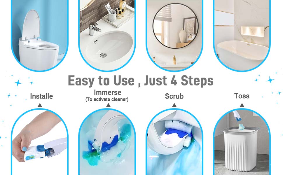 toilet brush pads