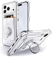 Shields Up Designed for iPhone 17 Pro Max Case, Minimalist Wallet Case with Card Holder (3 Cards)...