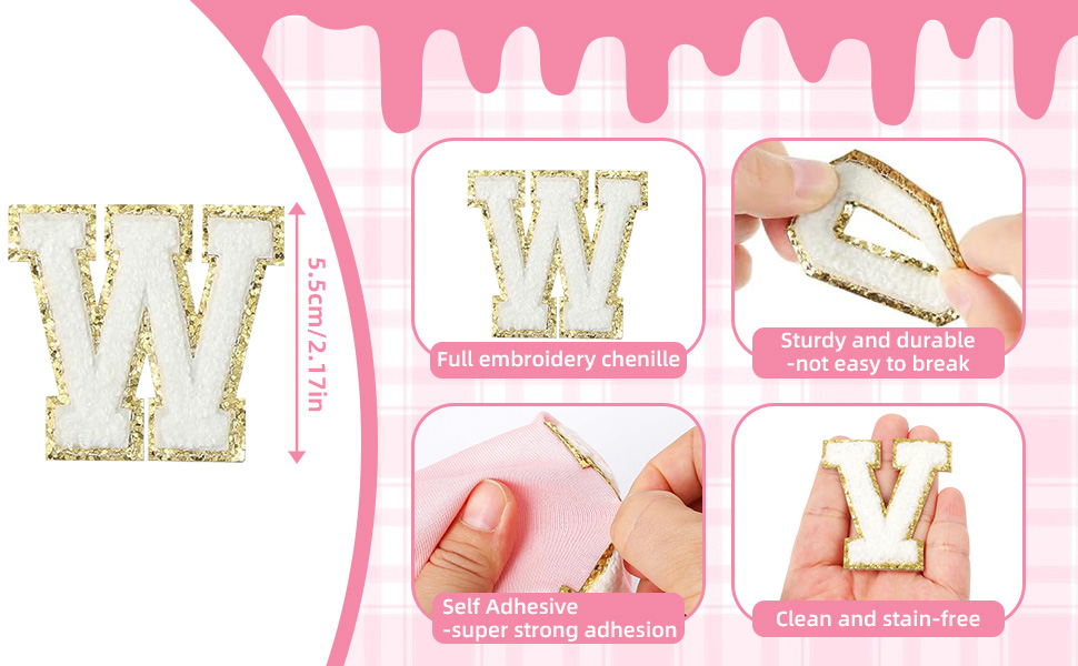 letter patches