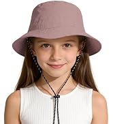 Century Star Kids UPF 50+ Sun Protection Bucket Hat, Waterproof Packable Rain Hat Boys Girls Beac...
