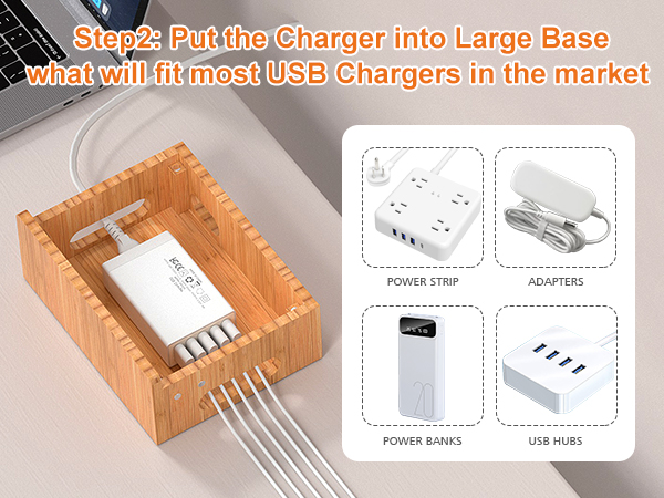Bamboo Charging Dock