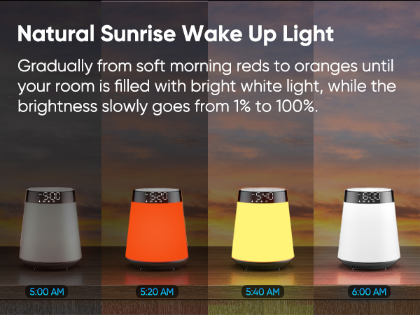 sunrise alarm clock