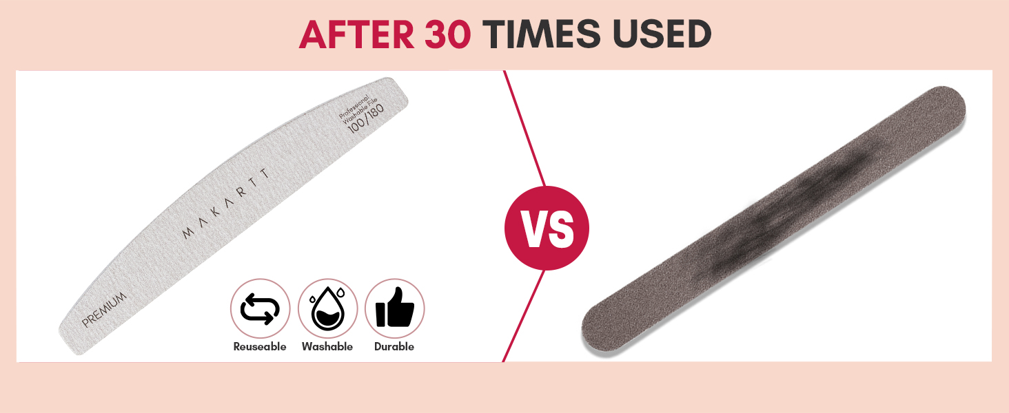 180 grit nail file