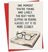 FunisFun Funny Birthday Cards for Women Men Happy Birthday Greeting Cards Humorous Gifts for Dad ...