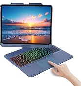 Mollenmell Touch Case with Keyboard for iPad Pro 13-inch(M4, 2024), iPad Air 13-inch(M3, 2025/M2,...