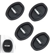 Qurbuns 4 PCS Car Door Latch Lock Cover, Silicone Door Latch Guard, Anti-Collision Car Door Prote...