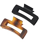 Big Hair Claw Clips for Women Girls, 4.2" Matte Rectangle Hair Clips for Thick and Thin Hair, Non...
