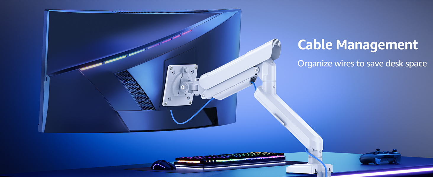 single monitor desk mount