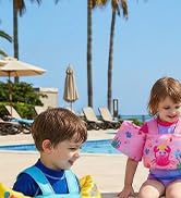 MoKo Swim Arm Band for Kids 20-30-40-50lbs, Clearance Toddler Swim Vest Cute Cartoon Swimming Win...