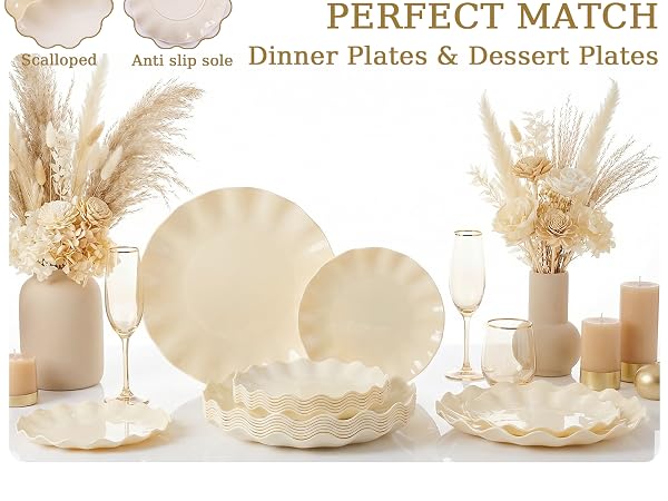 Heavy-duty plastic plates