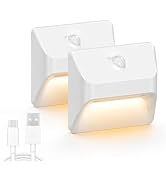 Motion Sensor Night Light Stair Lights Indoor,2200mAh Rechargeable | Wireless Magnetic Night Ligh...