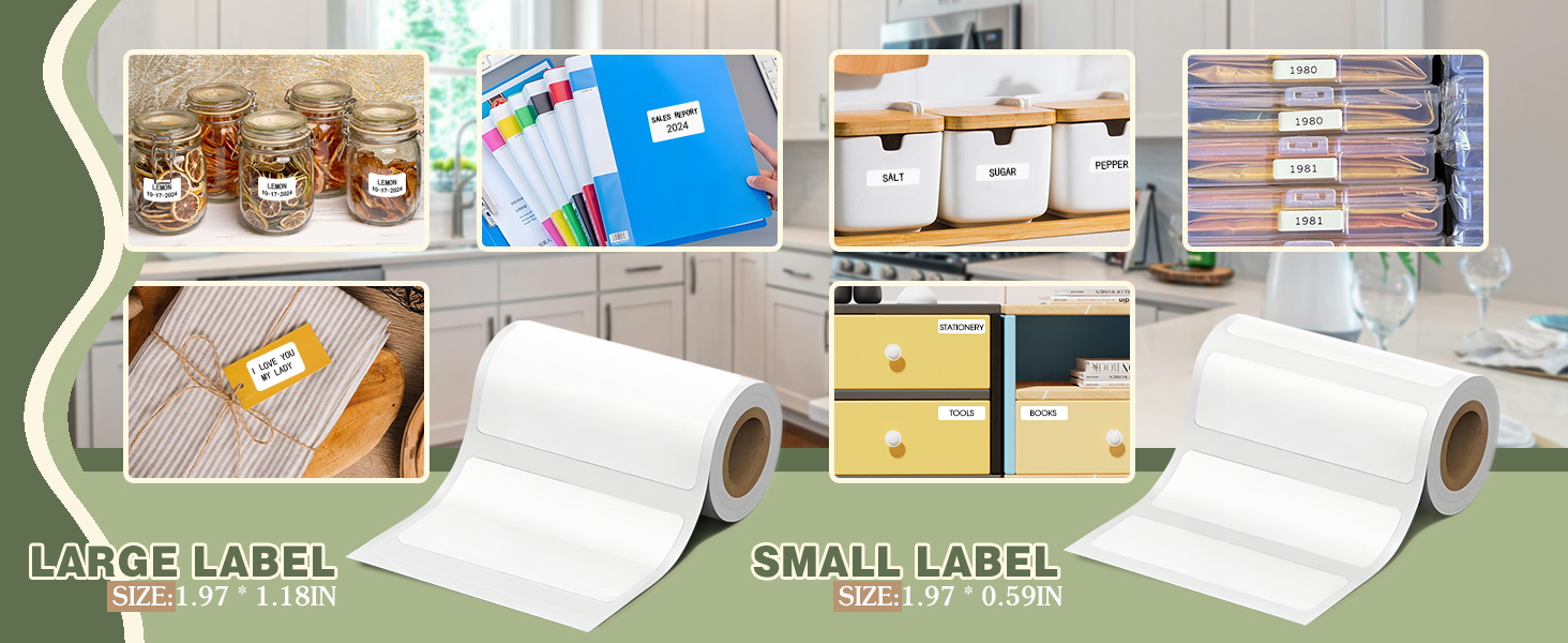 Label Maker Machine with Waterproof Tape