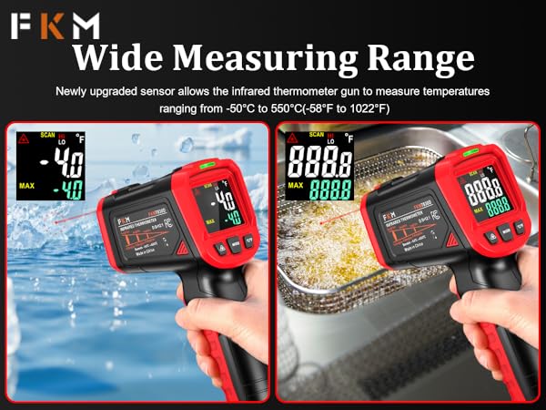 laser cooking thermometer gun