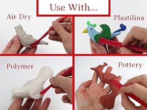 use with lots of different kinds of clay