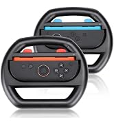 Steering Wheels for Nintendo Switch 2 - Accessories for Mario Kart World | Ergonomic Steering Con...
