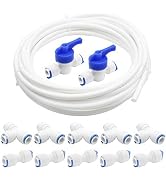 Pxyelec 3/8 inch 10 Meters Length PE Tubing Hose Pipe for RO Water Filter System White, 3/8 inch ...