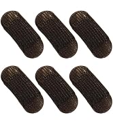ZhangyiHot 6 Pcs Brown Sponge Volume Hair Bases Volume Inserts Hair Clip Fluffy Hair Cushion Bump...