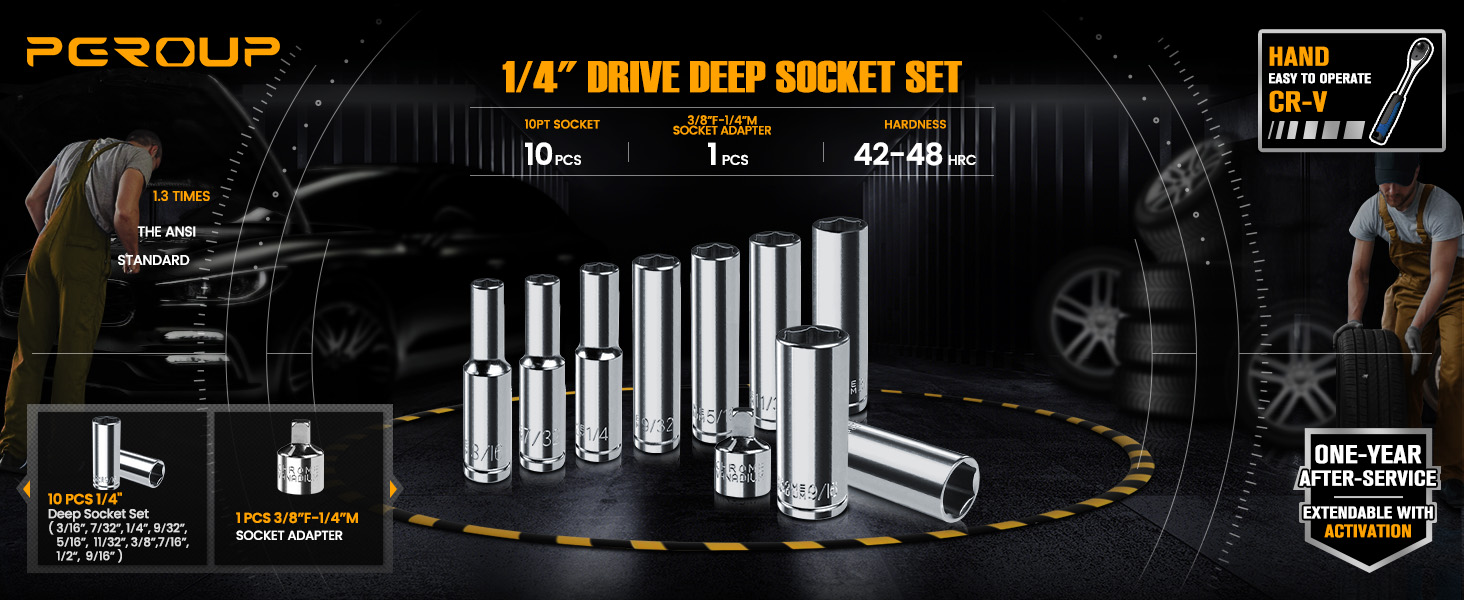 1/4 socket set