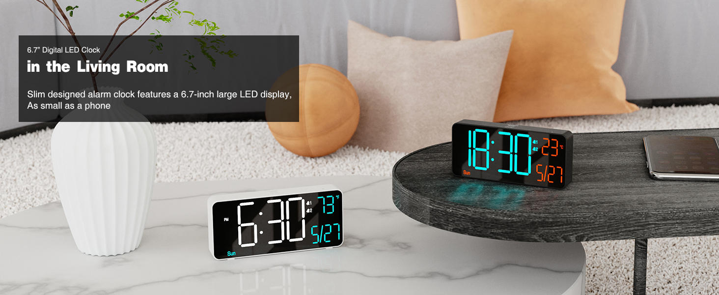 clock for bedroom