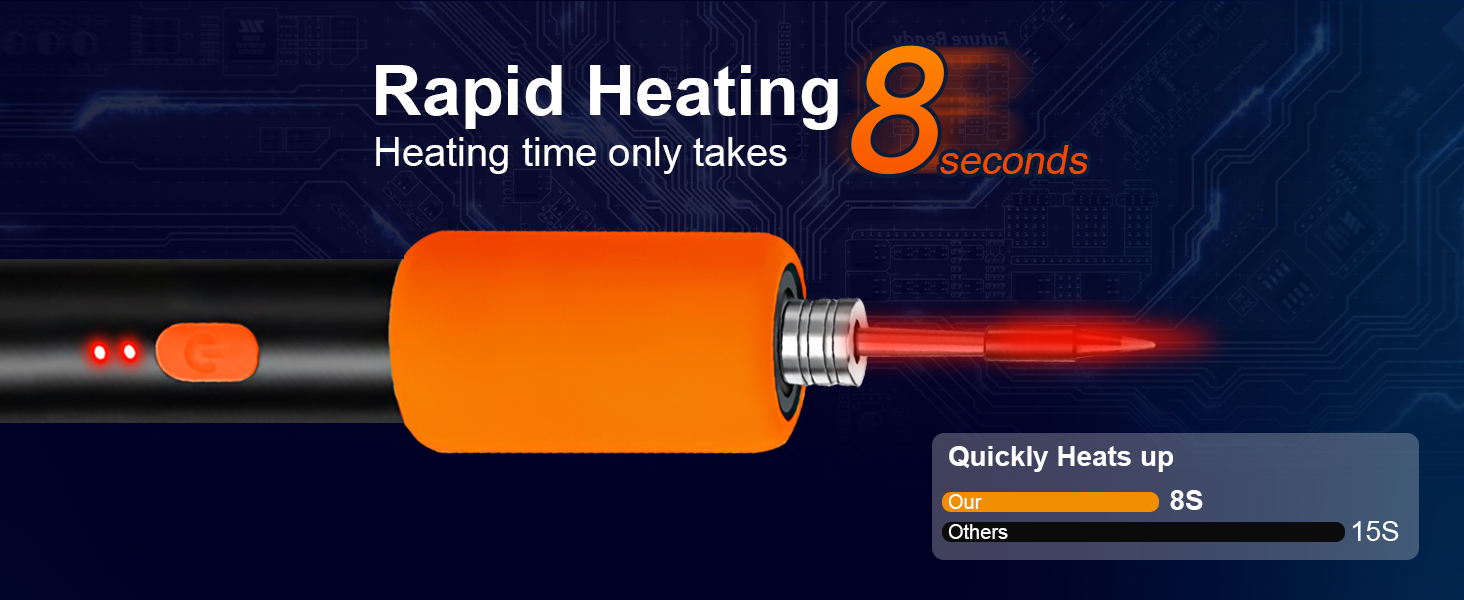 cordless soldering iron