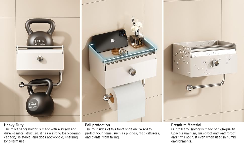 toilet paper holder wall mount