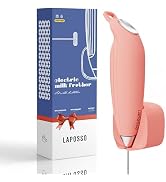 Laposso Milk Frother Handheld Frother Wand for Coffee Electric Matcha Whisk Drink Mixer for Cappu...
