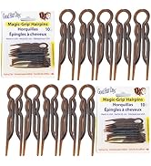 Good Hair Days Hair Pins - Plastic, U-shaped Magic Grip Hairpins, Strong Durable Pins For Fine, T...