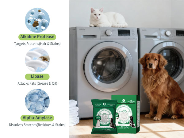 pet hair dissolver for washing machine