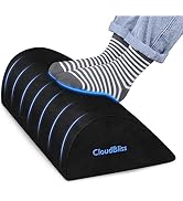 CloudBliss Foot Rest for Under Desk at Work,Office Desk Accessories with Memory Foam and Washable...
