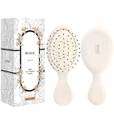 RHOS Mini Hair Brush for Women,Men and Kids-Travel Size Hair Brush for Purse,Pocket,backpack-Smal...