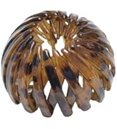 Coffee Vintage Bird's Nest Bun Maker Hair Claw, Simple Women Temperament Ponytail Holder Hair Loo...