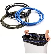Hongmed Rubber Bands, Trash Can Bands for 13 to 30 Gallon Garbage Cans, Durable Trash Bag Bands E...