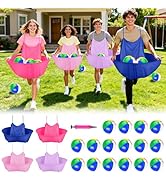 ROMANKAS Granny Pants Outdoor Game, Granny Pants Yard Game for Adults with Bouncy Balls and 1 Air...