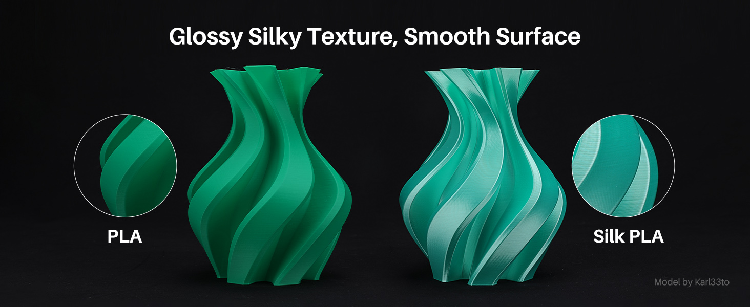 glossy silky texture, smooth surface