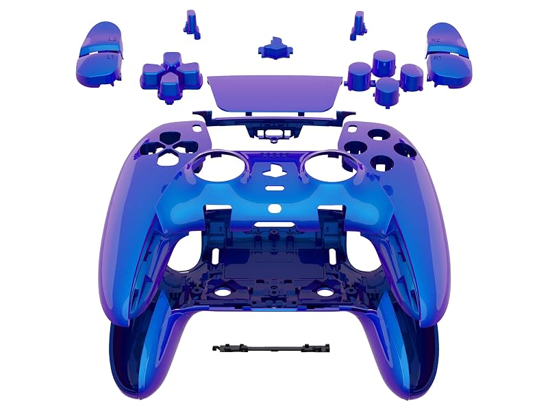 eXtremeRate Full Set Shell Buttons Touchpad Cover for PS5 Edge Controller Replacement Shell Plates