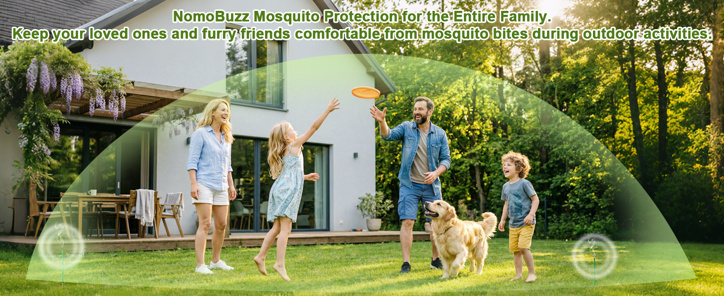 Keep your loved ones and furry friends comfortable from mosquito bites during outdoor activities.