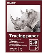 Vellum Paper,IMAGE A4 Size 9”x12” 250 Sheets Artist’s Translucent Vellum Paper Translucent Tracin...