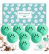STRN Sneaker Deodorizer Balls 8 Packs Cotton Scent Shoe Odor Elimination, Scented Plastic Ball, L...
