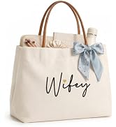 Ugiftcorner Bridal Shower Gifts Bride Tote Bag for Bride to Be, Future Mrs | Engagement Gift for ...