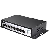 VJB 8 Port Gigabit Ethernet Easy Smart Managed Switch, Home Network Hub, Office Ethernet Splitter...