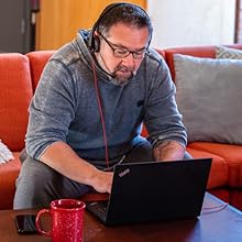 work home headsets phone earpiece wired ear adapter meetings office