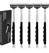 Yexixsr 5 Pack Back Scratcher Extendable Metal Portable Back Scratcher for Men Women Adults, Tele...