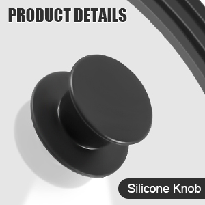 tempered Glass with High Heat Resistant Silicone Rim